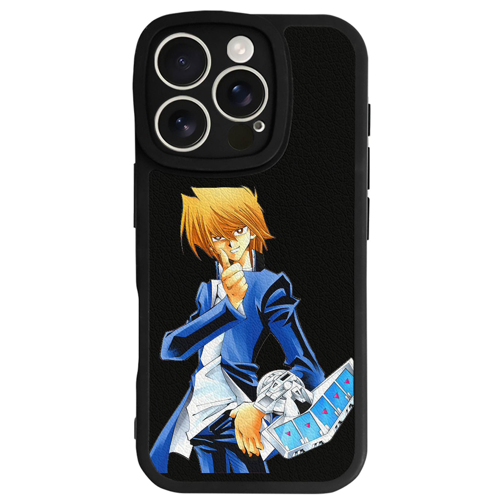 遊☆戯☆王 Yu-Gi-Oh! 【iPhone 16シリーズ対応】シリコンスマホケース（レザー調） 材質：シリコン
